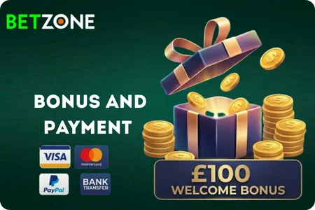 BetZone Bonus Offers and Payment Methods